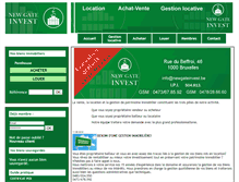 Tablet Screenshot of newgateinvest.be